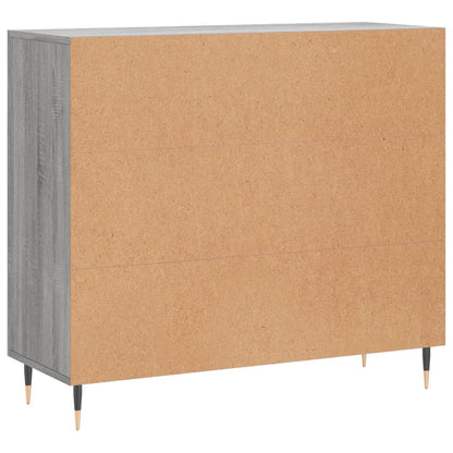 Sideboard Grau Sonoma 90x34x80 cm Holzwerkstoff - Pazzar.ch