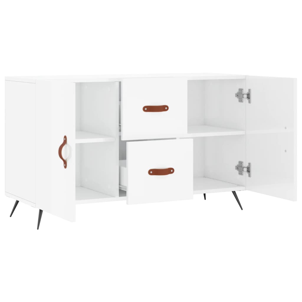 Sideboard Hochglanz-Weiß 100x36x60 cm Holzwerkstoff - Pazzar.ch