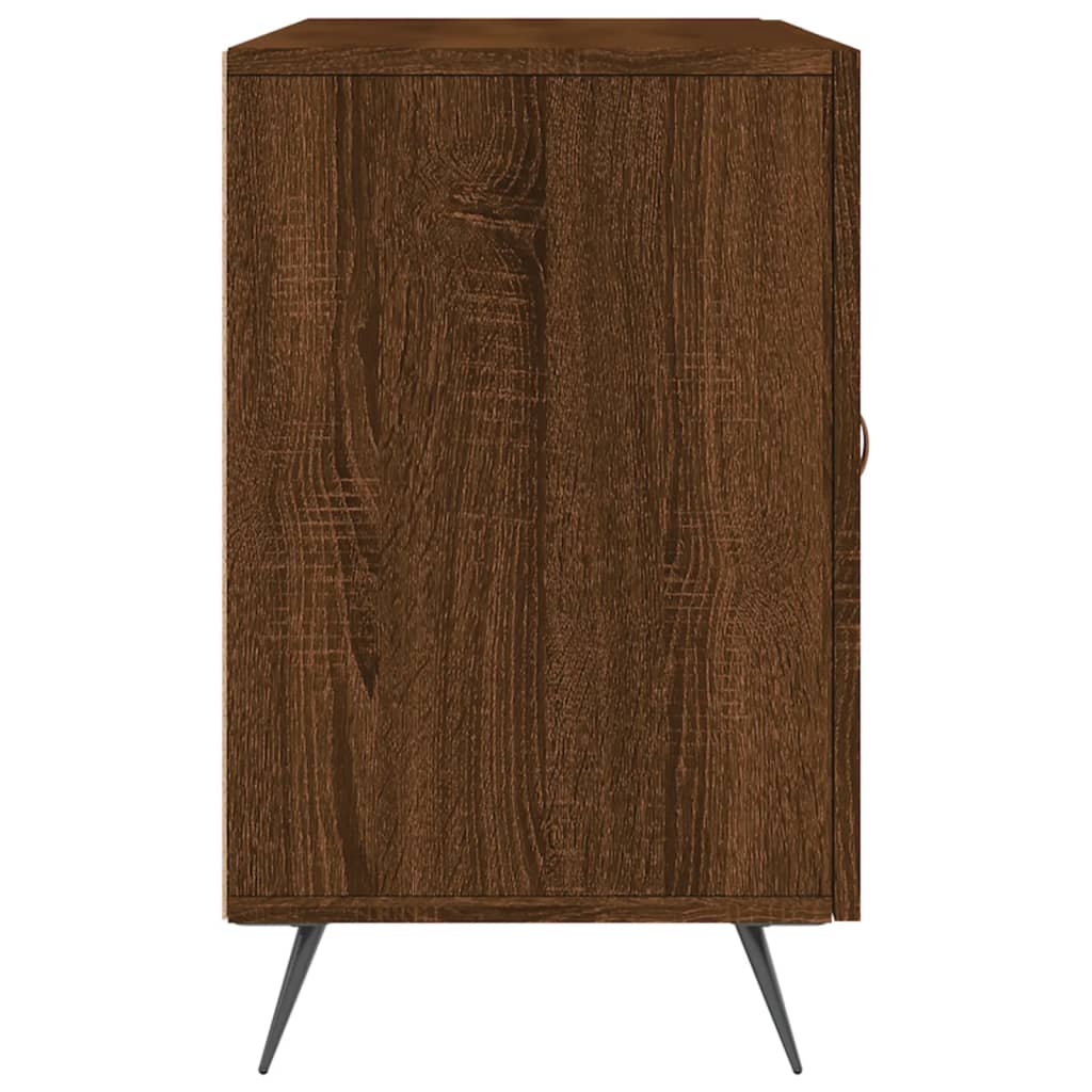 Sideboard Braun Eichen-Optik 100x36x60 cm Holzwerkstoff - Pazzar.ch