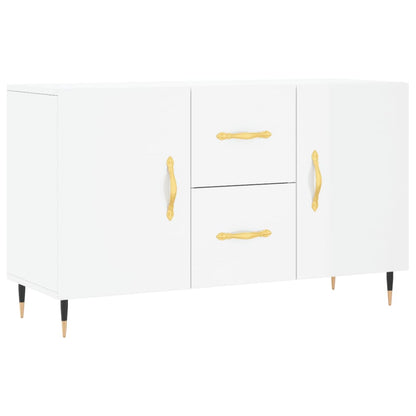 Sideboard Hochglanz-Weiß 100x36x60 cm Holzwerkstoff - Pazzar.ch