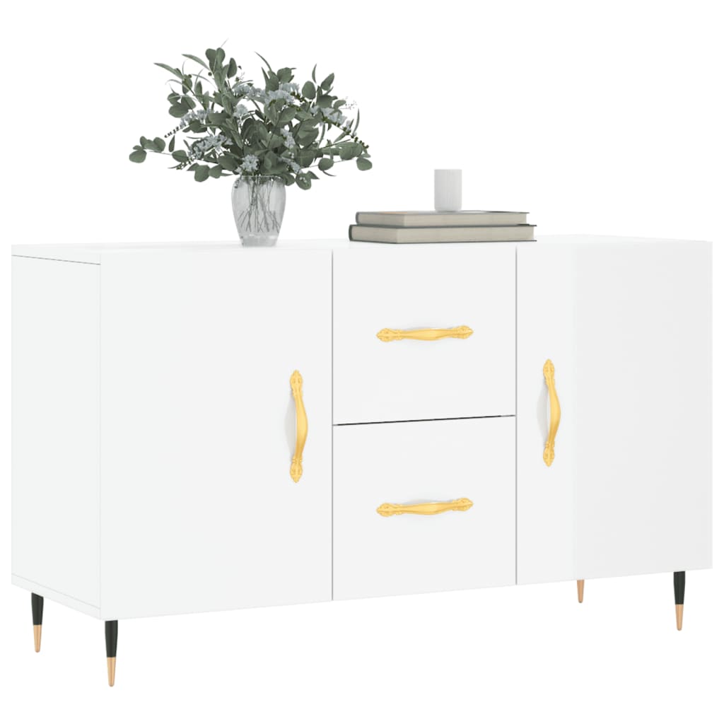 Sideboard Hochglanz-Weiß 100x36x60 cm Holzwerkstoff - Pazzar.ch