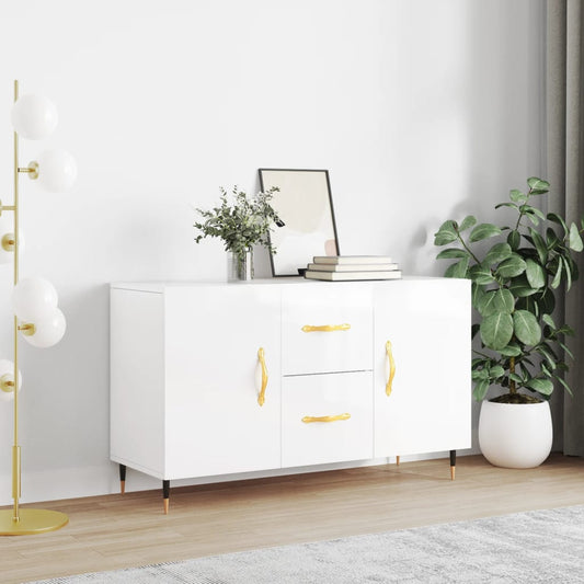 Sideboard Hochglanz-Weiß 100x36x60 cm Holzwerkstoff - Pazzar.ch
