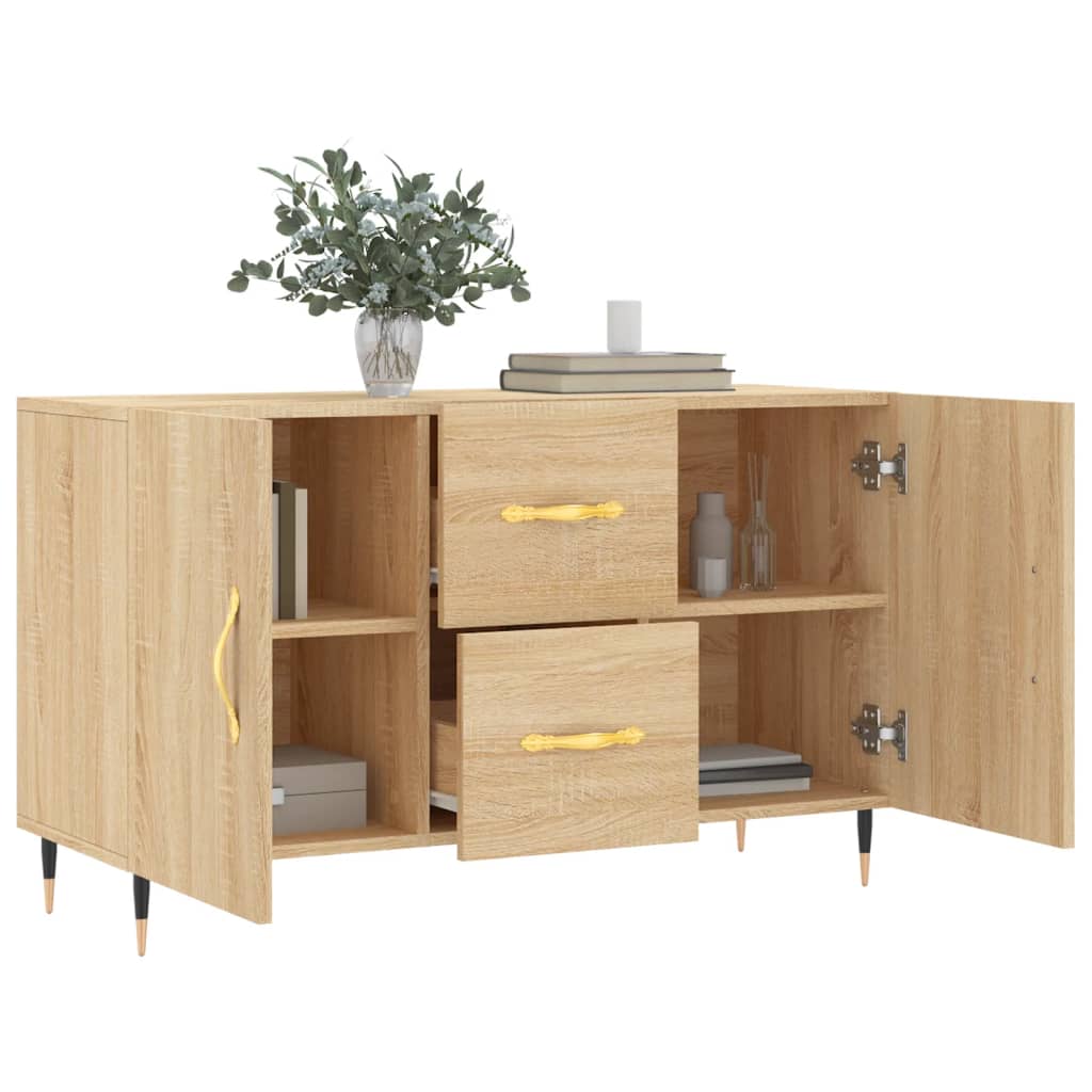 Sideboard Sonoma-Eiche 100x36x60 cm Holzwerkstoff - Pazzar.ch