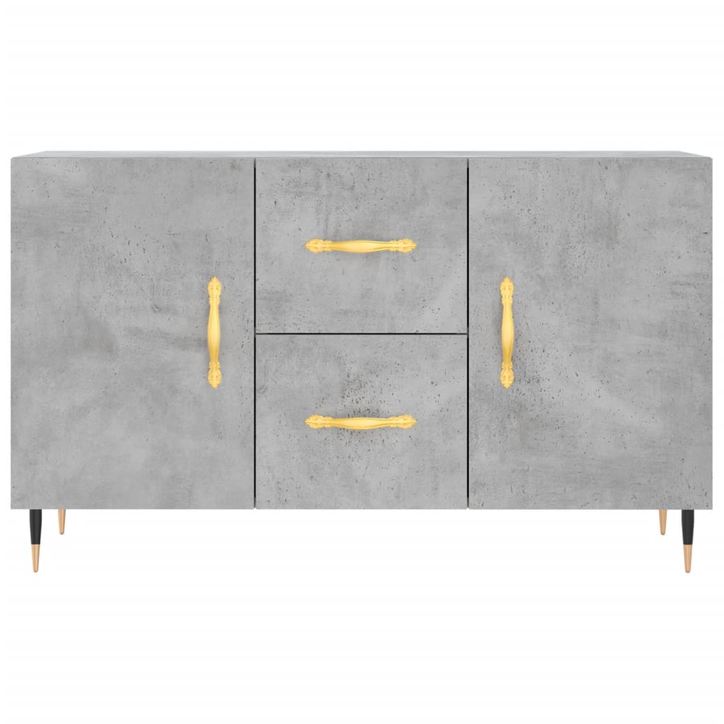 Sideboard Betongrau 100x36x60 cm Holzwerkstoff - Pazzar.ch