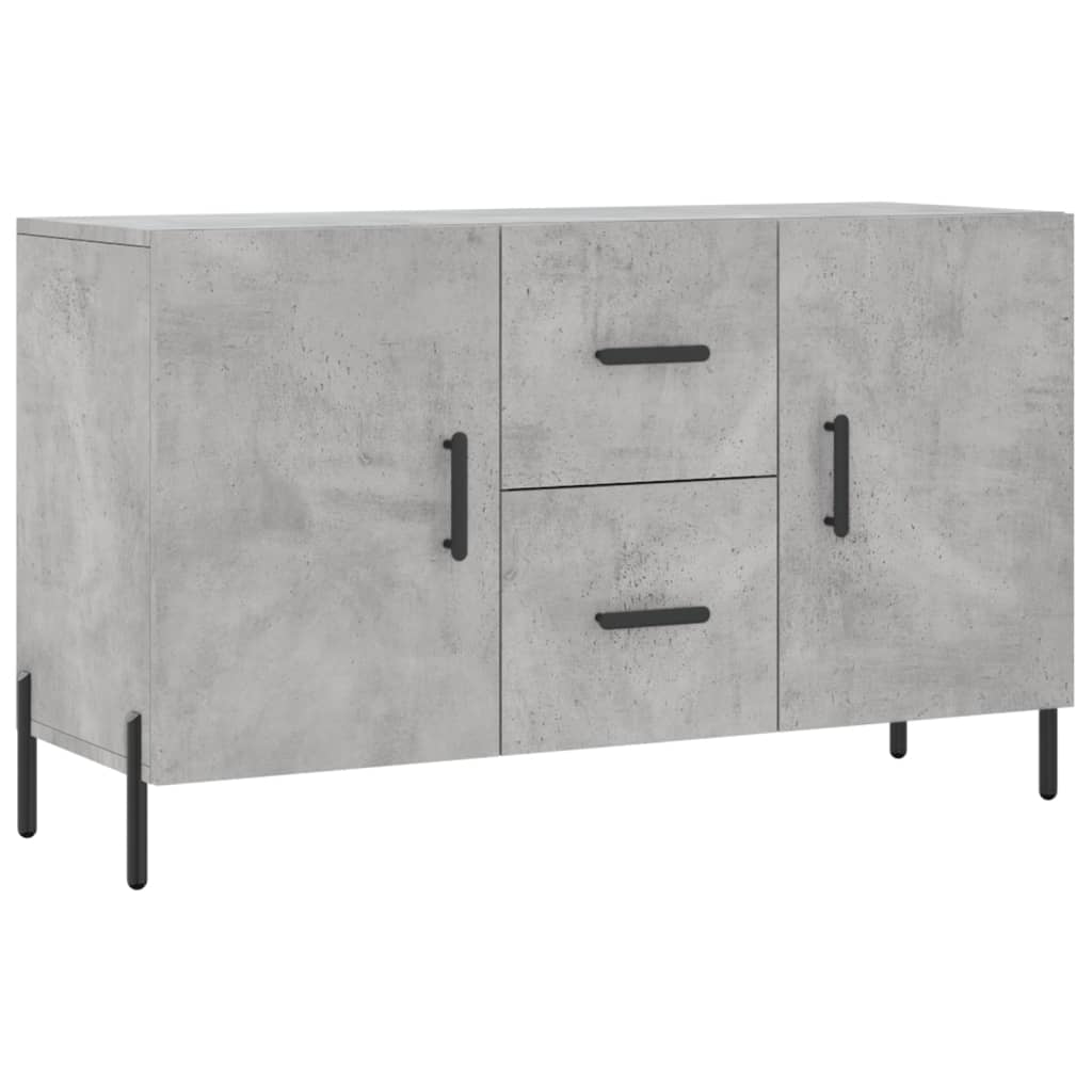 Sideboard Betongrau 100x36x60 cm Holzwerkstoff - Pazzar.ch