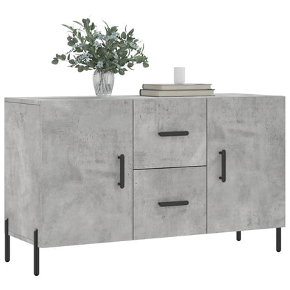 Sideboard Betongrau 100x36x60 cm Holzwerkstoff - Pazzar.ch