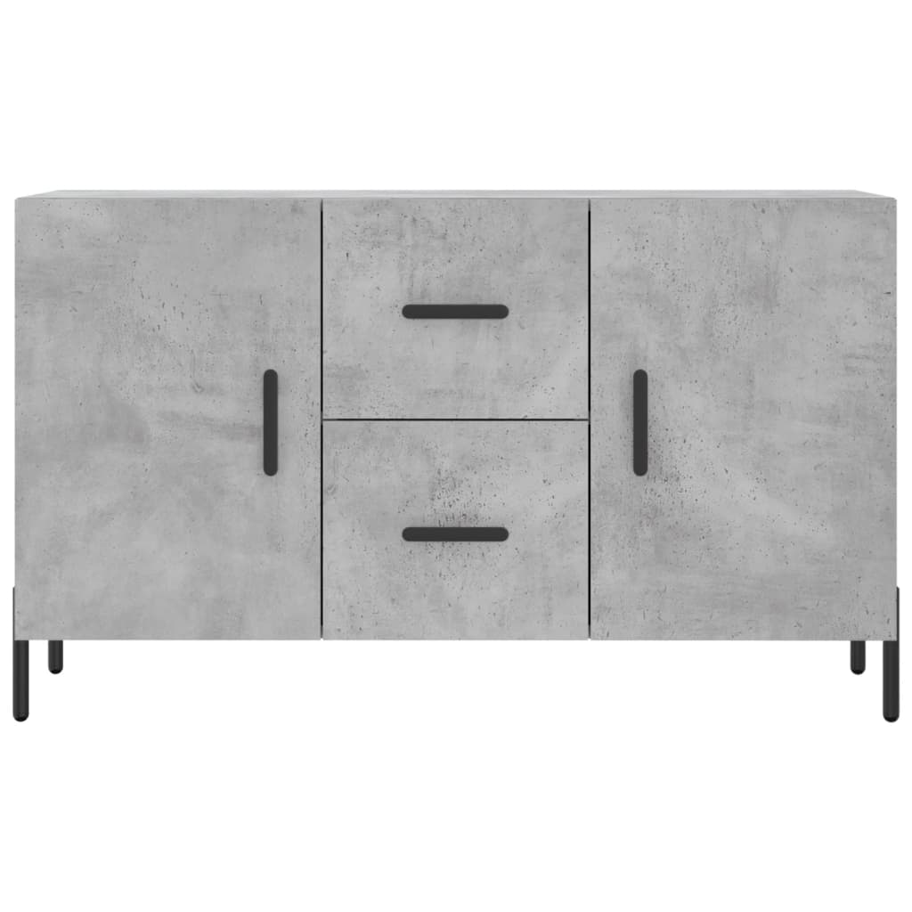 Sideboard Betongrau 100x36x60 cm Holzwerkstoff - Pazzar.ch