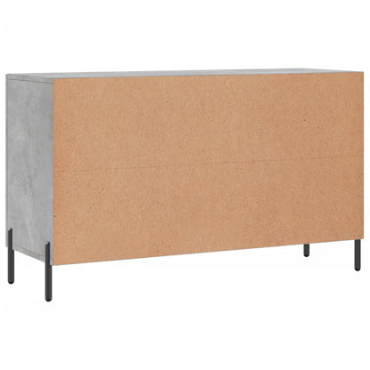 Sideboard Betongrau 100x36x60 cm Holzwerkstoff - Pazzar.ch