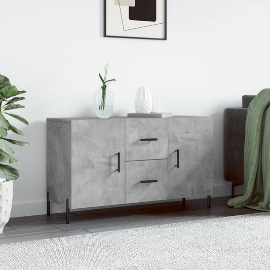 Sideboard Betongrau 100x36x60 cm Holzwerkstoff - Pazzar.ch
