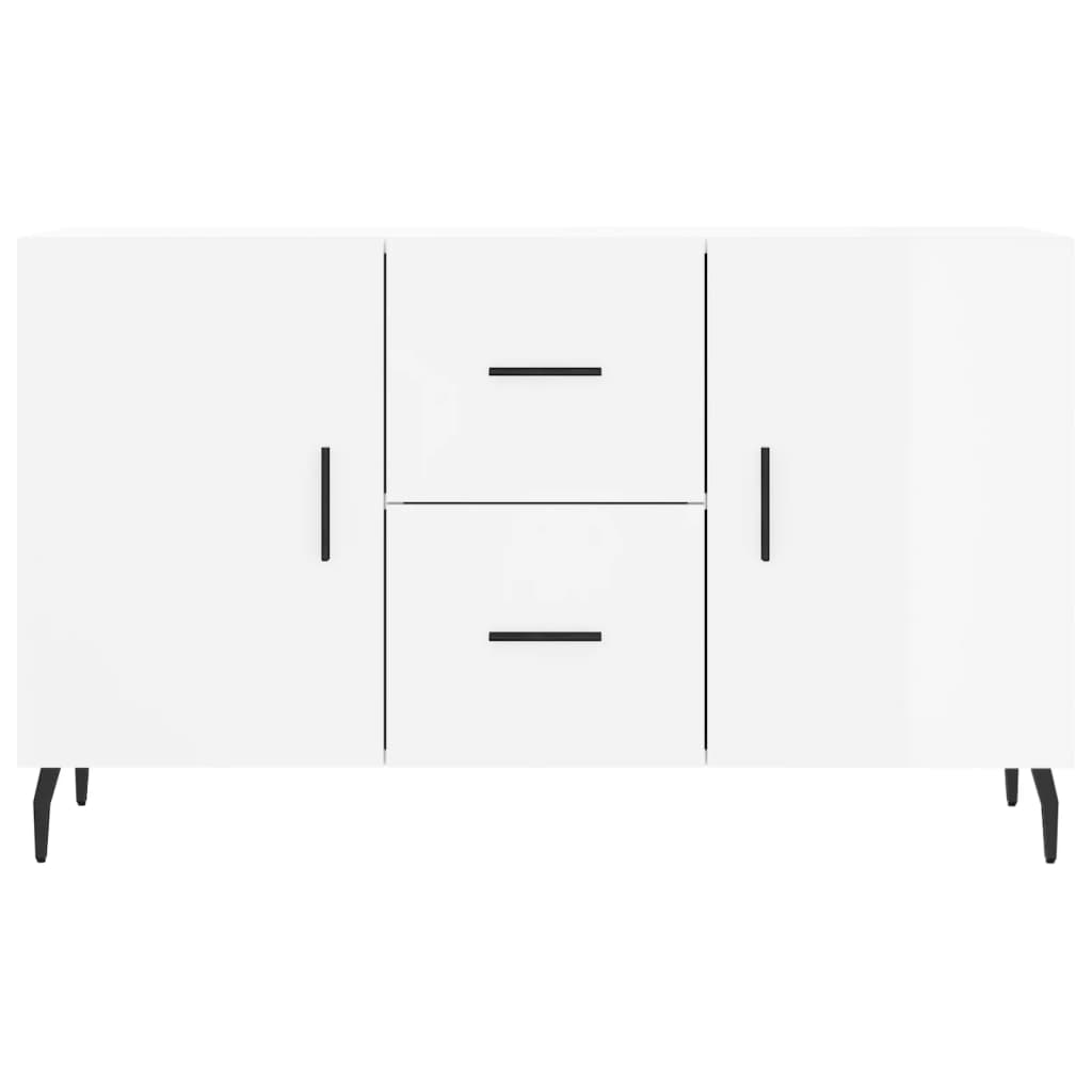 Sideboard Hochglanz-Weiß 100x36x60 cm Holzwerkstoff - Pazzar.ch