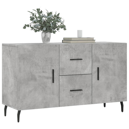 Sideboard Betongrau 100x36x60 cm Holzwerkstoff - Pazzar.ch