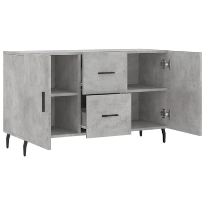 Sideboard Betongrau 100x36x60 cm Holzwerkstoff - Pazzar.ch
