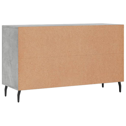 Sideboard Betongrau 100x36x60 cm Holzwerkstoff - Pazzar.ch