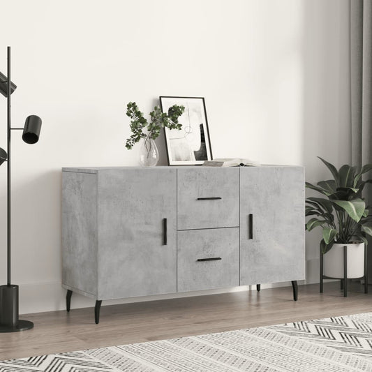 Sideboard Betongrau 100x36x60 cm Holzwerkstoff - Pazzar.ch