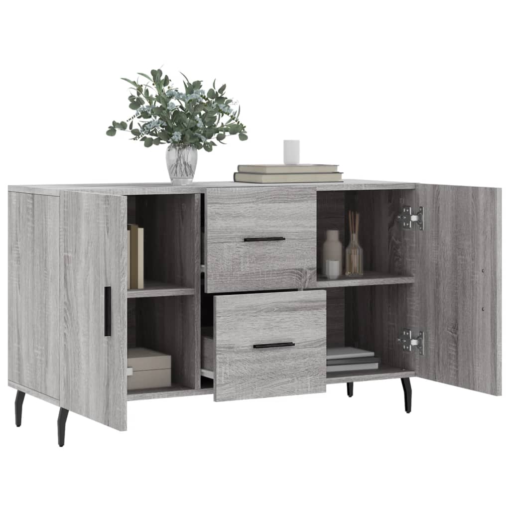 Sideboard Grau Sonoma 100x36x60 cm Holzwerkstoff - Pazzar.ch