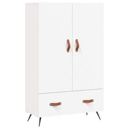 Highboard Weiß 69,5x31x115 cm Holzwerkstoff - Pazzar.ch