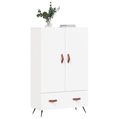 Highboard Weiß 69,5x31x115 cm Holzwerkstoff - Pazzar.ch