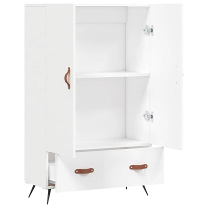 Highboard Weiß 69,5x31x115 cm Holzwerkstoff - Pazzar.ch