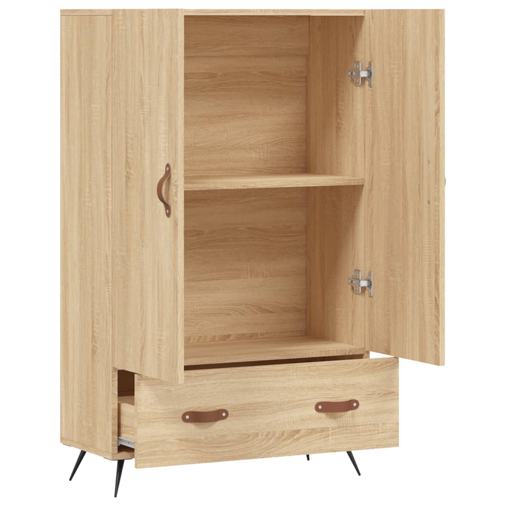 Highboard Sonoma-Eiche 69,5x31x115 cm Holzwerkstoff - Pazzar.ch