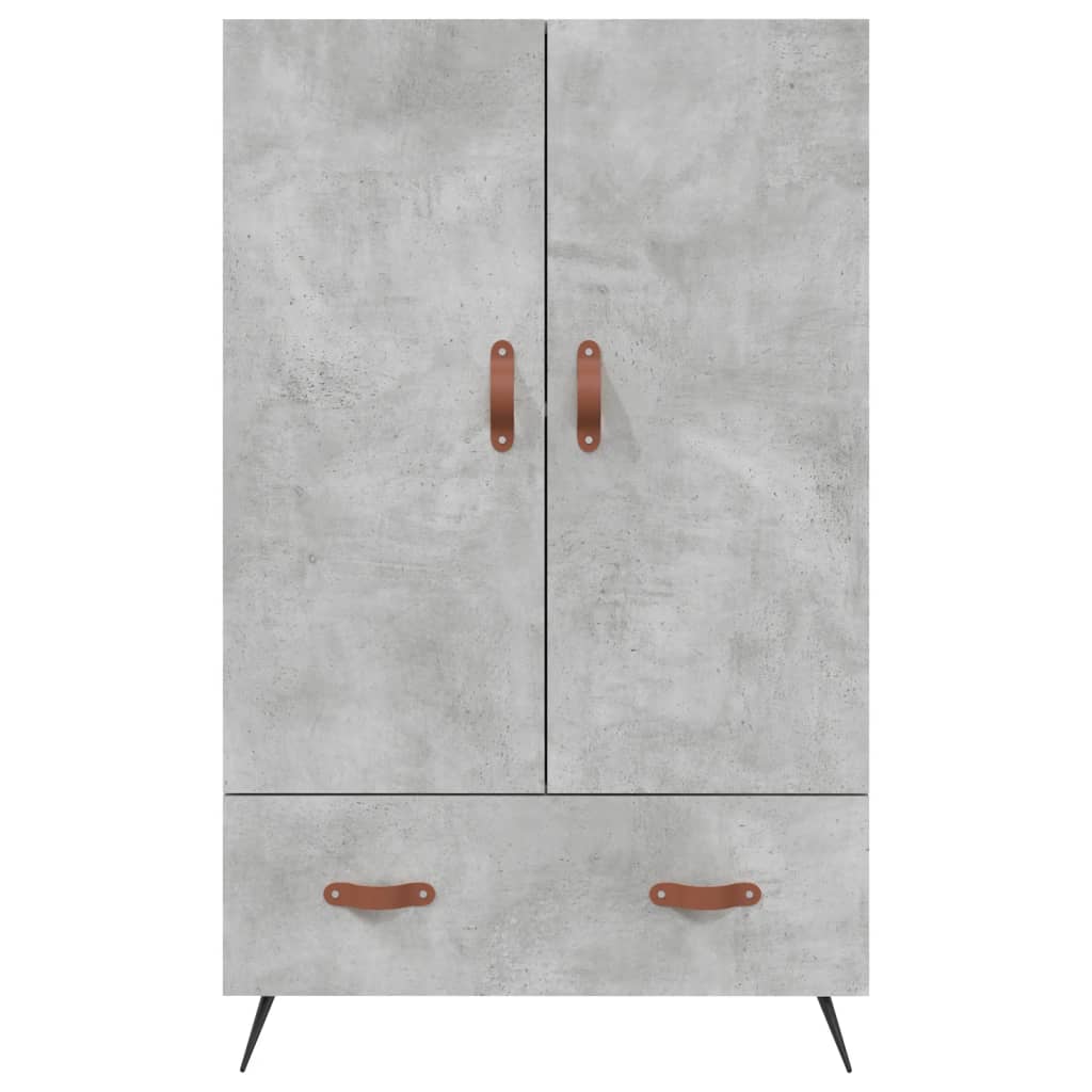 Highboard Betongrau 69,5x31x115 cm Holzwerkstoff - Pazzar.ch