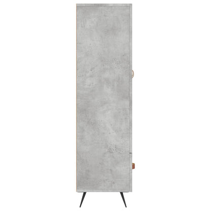 Highboard Betongrau 69,5x31x115 cm Holzwerkstoff - Pazzar.ch