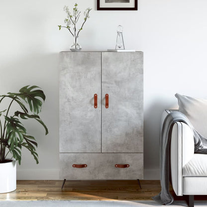 Highboard Betongrau 69,5x31x115 cm Holzwerkstoff - Pazzar.ch