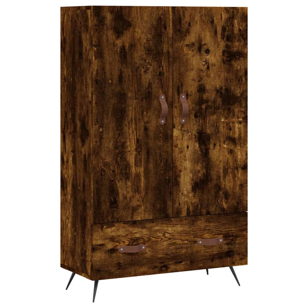 Highboard Räuchereiche 69,5x31x115 cm Holzwerkstoff - Pazzar.ch