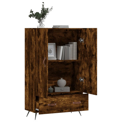 Highboard Räuchereiche 69,5x31x115 cm Holzwerkstoff - Pazzar.ch