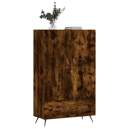 Highboard Räuchereiche 69,5x31x115 cm Holzwerkstoff - Pazzar.ch
