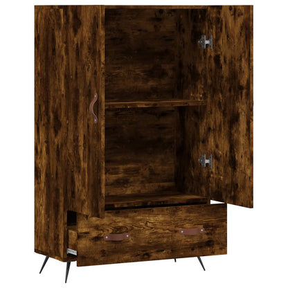Highboard Räuchereiche 69,5x31x115 cm Holzwerkstoff - Pazzar.ch