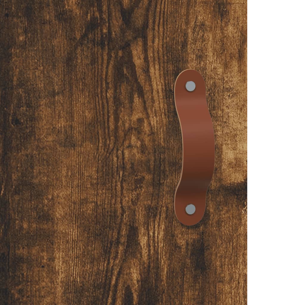 Highboard Räuchereiche 69,5x31x115 cm Holzwerkstoff - Pazzar.ch