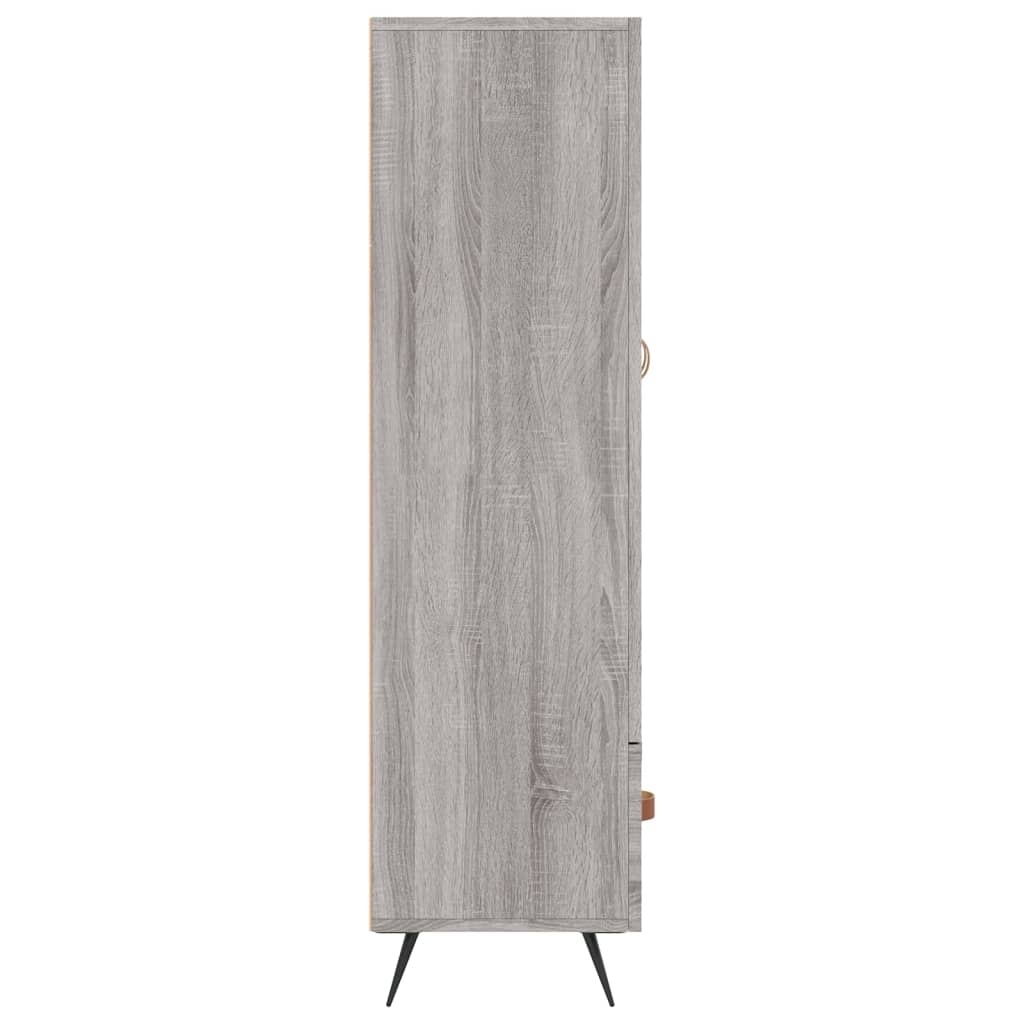 Highboard Grau Sonoma 69,5x31x115 cm Holzwerkstoff - Pazzar.ch