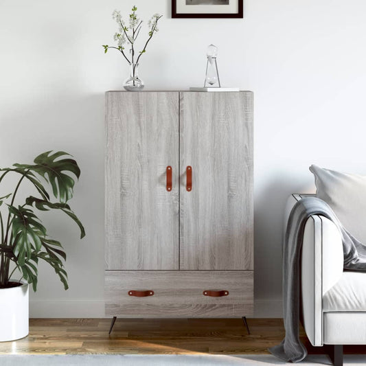 Highboard Grau Sonoma 69,5x31x115 cm Holzwerkstoff - Pazzar.ch
