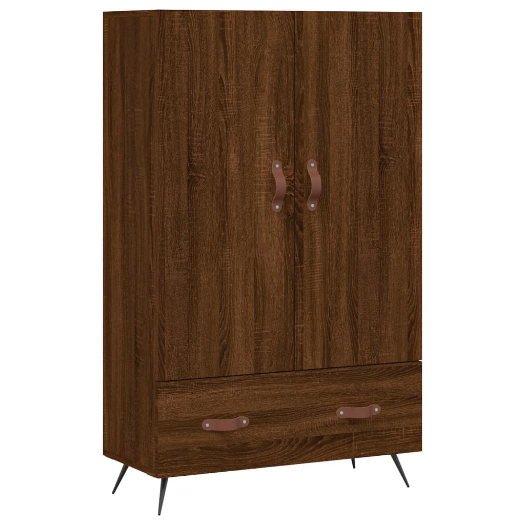 Highboard Braun Eichen-Optik 69,5x31x115 cm Holzwerkstoff - Pazzar.ch