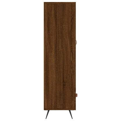 Highboard Braun Eichen-Optik 69,5x31x115 cm Holzwerkstoff - Pazzar.ch