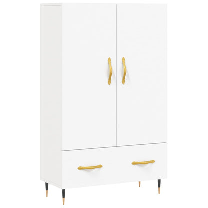 Highboard Weiß 69,5x31x115 cm Holzwerkstoff - Pazzar.ch