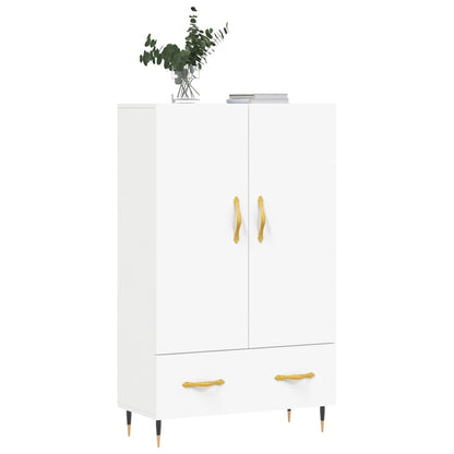 Highboard Weiß 69,5x31x115 cm Holzwerkstoff - Pazzar.ch
