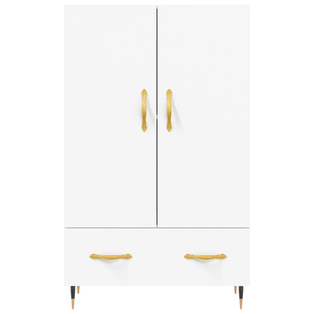 Highboard Weiß 69,5x31x115 cm Holzwerkstoff - Pazzar.ch