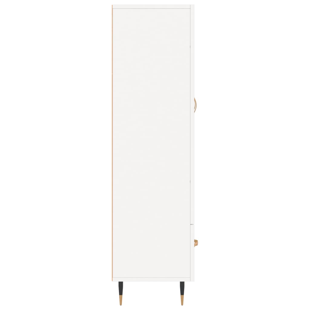 Highboard Weiß 69,5x31x115 cm Holzwerkstoff - Pazzar.ch