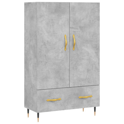 Highboard Betongrau 69,5x31x115 cm Holzwerkstoff - Pazzar.ch