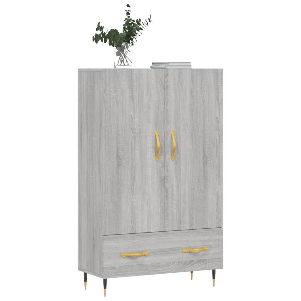 Highboard Grau Sonoma 69,5x31x115 cm Holzwerkstoff - Pazzar.ch