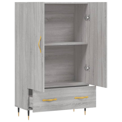 Highboard Grau Sonoma 69,5x31x115 cm Holzwerkstoff - Pazzar.ch