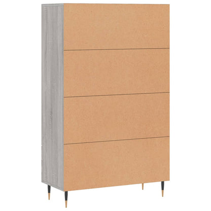 Highboard Grau Sonoma 69,5x31x115 cm Holzwerkstoff - Pazzar.ch
