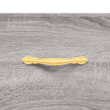 Highboard Grau Sonoma 69,5x31x115 cm Holzwerkstoff - Pazzar.ch