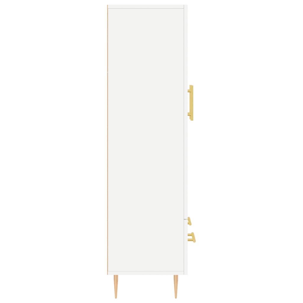 Highboard Weiß 69,5x31x115 cm Holzwerkstoff - Pazzar.ch