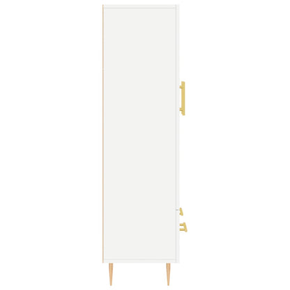 Highboard Weiß 69,5x31x115 cm Holzwerkstoff - Pazzar.ch