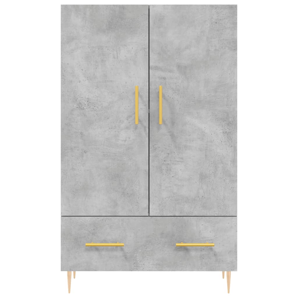 Highboard Betongrau 69,5x31x115 cm Holzwerkstoff - Pazzar.ch