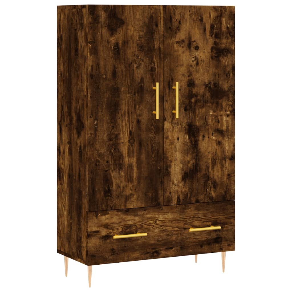 Highboard Räuchereiche 69,5x31x115 cm Holzwerkstoff - Pazzar.ch