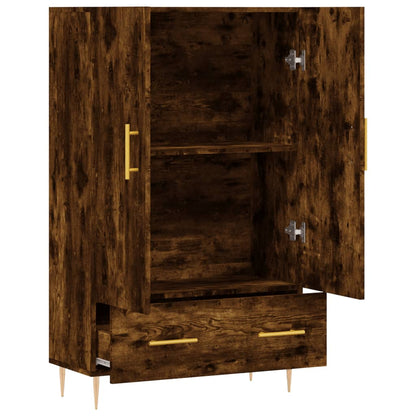 Highboard Räuchereiche 69,5x31x115 cm Holzwerkstoff - Pazzar.ch