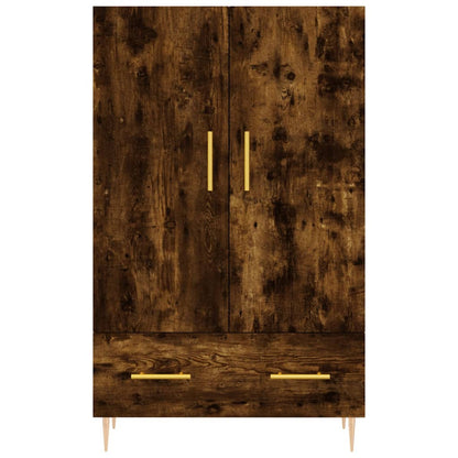 Highboard Räuchereiche 69,5x31x115 cm Holzwerkstoff - Pazzar.ch